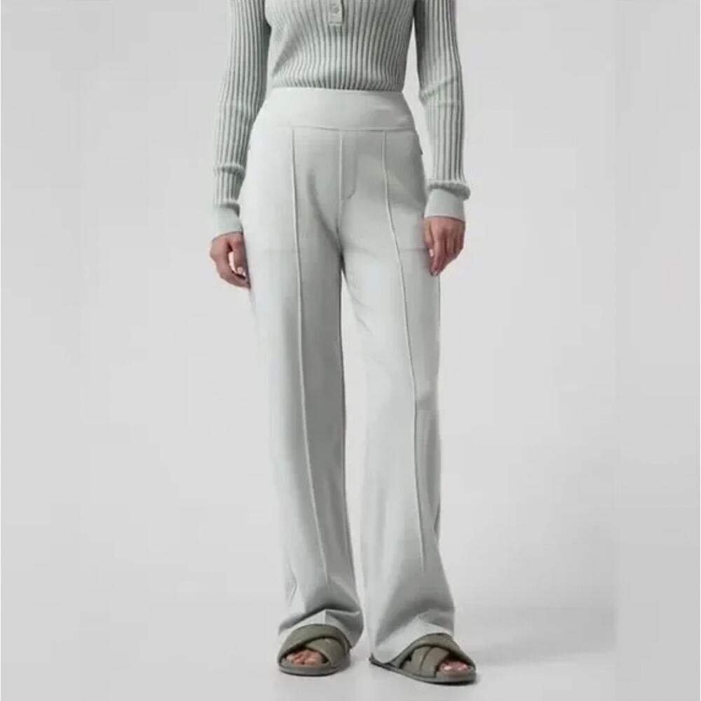 Athleta Eastbound Wide Pant Coast Grey Size 12
